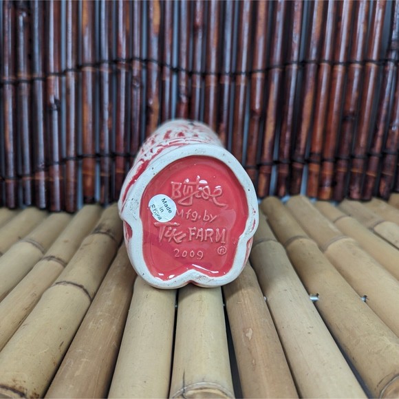 Frankie's Tiki Room Red Coral Lava Letch II Tiki Mug Big Toe Tiki Farm - Picture 9 of 11